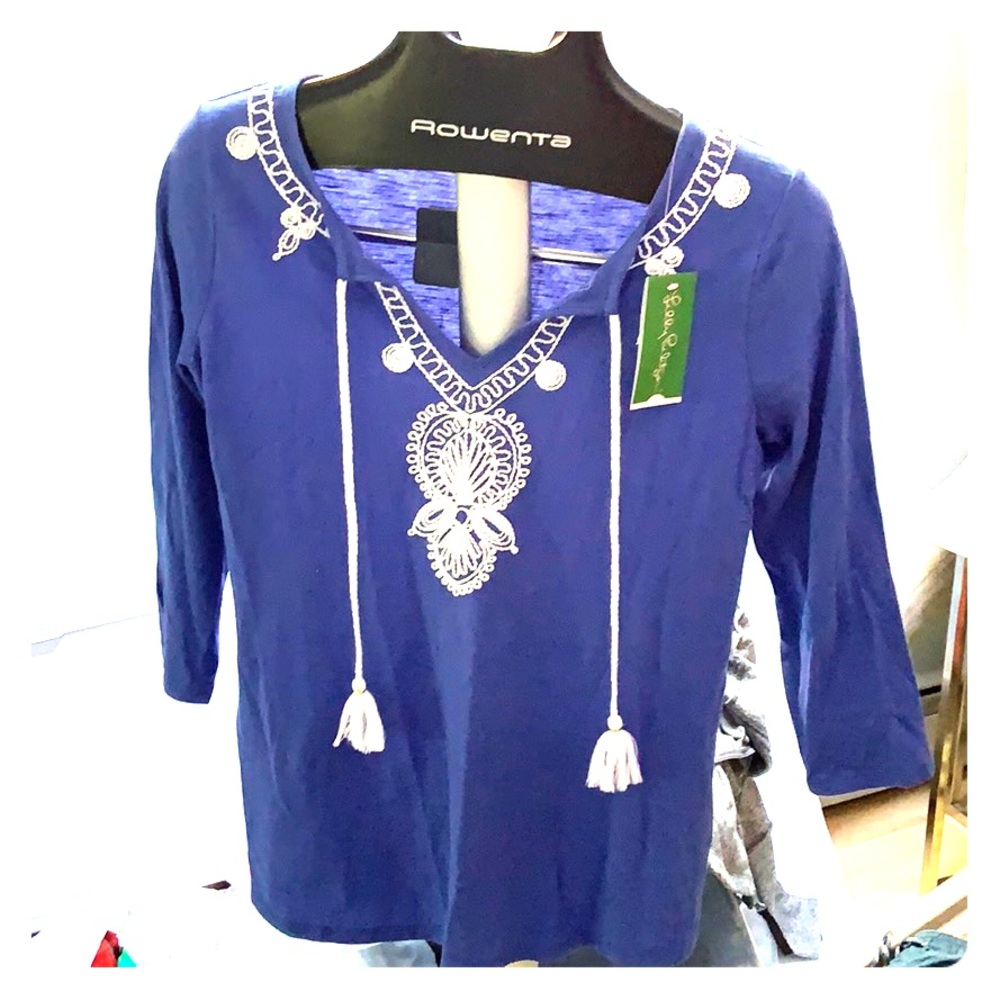 NWT Lily Pulitzer 3/4 sleeve shirt